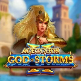Age Of The Gods: God Of Storms 2 by Playtech, showcased at faircrowncasino.eu.com – game logo