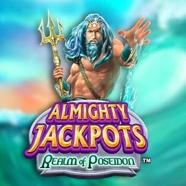 Almighty Jackpots – Realm of Poseidon by Novomatic, showcased at faircrowncasino.eu.com – game logo