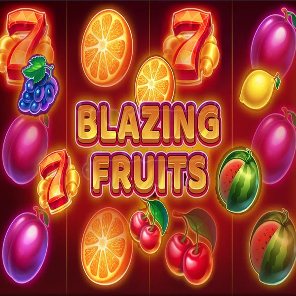 Blazing Fruits online game logo by Inbet Games on faircrowncasino.eu.com