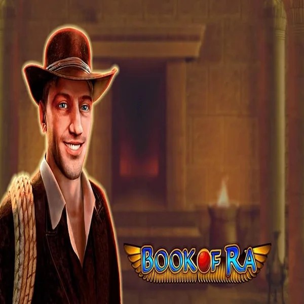 Book of Ra by Greentube, showcased at faircrowncasino.eu.com – game logo