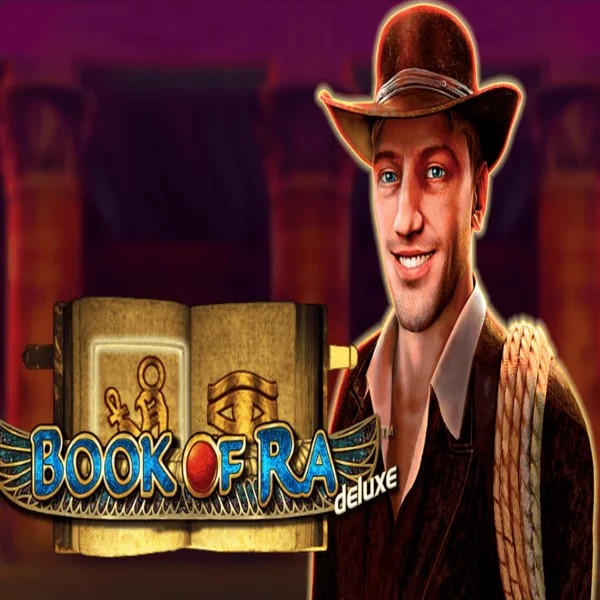 Book of Ra Deluxe casino game by Novomatic – featured logo at Fair Crown Casino