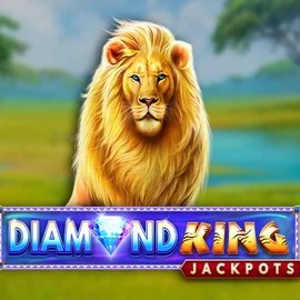 Jackpots logo of Diamond King Jackpots from SpinPlay Games at Fair Crown Casino