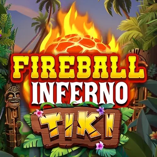 Fireball Inferno Tiki logo by NetEnt Fair Crown Casino