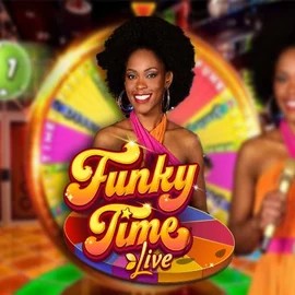 Funky Time by Evolution, showcased at faircrowncasino.eu.com – game logo