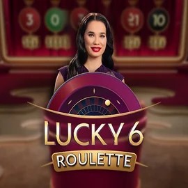 Official Live Casino logo: Lucky 6 Roulette by Pragmatic Play at Fair Crown Casino