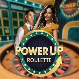 PowerUP Roulette online game logo by Pragmatic Play on faircrowncasino.eu.com