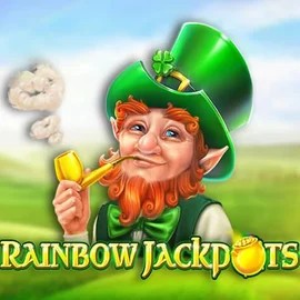 Rainbow Jackpots logo by Red Tiger Gaming at Fair Crown Casino