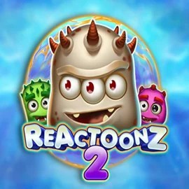 Reactoonz 2 online game logo by Play'n GO on faircrowncasino.eu.com