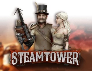 Steam Tower Slot online game logo by NetEnt on faircrowncasino.eu.com