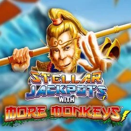 Stellar Jackpots with More Monkeys game by Lightning Box Game – logo hosted on Fair Crown Casino
