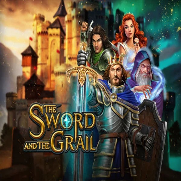The Sword and the Grail logo by Play'n GO at Fair Crown Casino