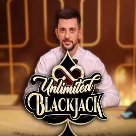 Unlimited Blackjack online game logo by Ezugi on faircrowncasino.eu.com